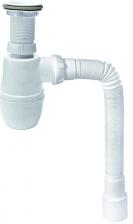 Сифон WIRQUIN 1 1/4 х 40 мм с гофротрубой 40x40/50, L800 мм, выпуск пластик