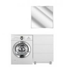 Комплект мебели Эстет Dallas Luxe 140 R напольный 3 ящика белый