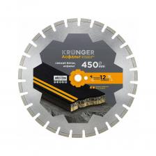Алмазный сегментный диск Алмазный диск по асфальту Kronger Lazer Asphalt 450 x 12 x 25.4 мм A200450