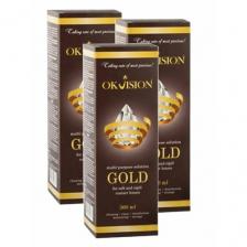 Раствор OKVision Gold 360 мл х3, с контейнером для контактных линз