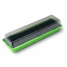 Мини-парник для рассады, 56x17x12 см, 3 вставки, 27 ячеек, пластик, Greengo