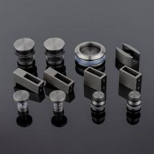 Комплект раздвижной системы для стеклянных душевых кабин SERVICE PLUS графит матовый, sus304 RS02-400GFM/SUS304