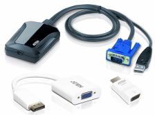 KVM-оборудование Aten Laptop USB KVM Console Crash Cart Adapter IT Kit [CV211CP-AT]