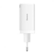 Сетевое зарядное устройство для быстрой зарядки Baseus GaN5 Pro 2USB-C+USB 65Вт белый
