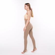 Легинсы спортивные женские Mark Formelle, кофе, размер 44 (S)