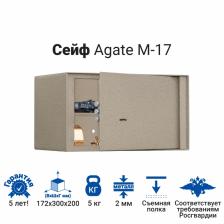 Мебельный и пистолетный сейф AGATE М-17