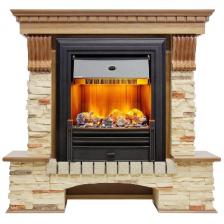 Каминокомплект Dimplex Pierre Luxe с очагом Brookline Black сланец (дуб) 1164879155
