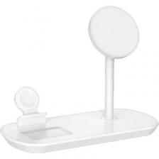 Беспроводное зарядное устройство Deppa 3 in 1 22.5w Sharging белое