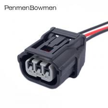 1 комплект, 3-контактная автомобильная катушка зажигания, маленькая лампа, разъемы для электрического кабеля, женский и мужской жгут проводов, вилка для Honda 6188-4775 6189-7037