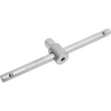 Вороток Т-образный один из самых распространенных типов привода. Состоит из стержня и скользящего элемента с присоединительным квадратом 3/8"DR. Сочетает в себе удобство пользования с возможностью приложения высоких крутящих моментов. Вороток изготовлен из хромованадиевой стали по стандарту DIN 3122, соответствует ГОСТ 25601-83, имеет зеркальное, устойчивое к механическим воздействиям хромоникелевое покрытие.