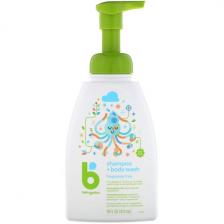 BabyGanics Шампунь + средство для мытья тела без запаха 16 жидких унций (473 мл)