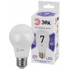 LED A60-7W-860-E27 Лампа светодиодная ЭРА STD LED A60-7W-860-E27 7Вт груша холодный дневной свет Е27, цена за 1 шт
