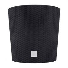 Кашпо для цветов Prosperplast Rato Round 37.65+35л, антрацит Артикул: DRTUS400L-S433