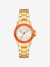 Мини-Часы Everest золотистого цвета Michael Kors, красный
