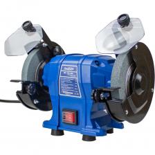 Точильный станок предназначен для сухой заточки (шлифовки) режущего инструмента (нож, стамеска, долото, ножницы и пр.) в бытовых условиях. На якорь двигателя с обеих сторон крепятся абразивные (шлифовальные, полировальные) круги. Абразивные круги являются основным рабочим инструментом для сухой заточки (шлифовки) разнообразного режущего инструмента. Станок рассчитан на кратковременный режим работы (S2) с номинальным периодом времени работы – 30 мин/10мин.