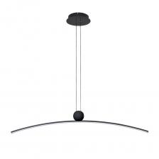 Люстра светодиодная подвесная Arte Lamp Arno 25 Вт 3000К 4,5 кв.м (A3362SP-25BK)