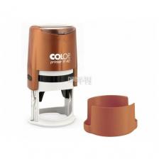 Оснастка для печати круглая Colop Printer R40 40 мм с крышкой бронзовая
