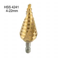 Ступенчатое сверло M35 HSS-CO 3-12/4-22/6-24 мм