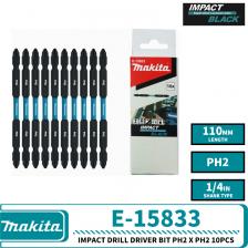 Насадки для дрели Makita PH2 X PH2, черные, 10 шт.