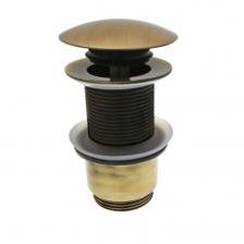 Remer Донный клапан click-clack короткий без перелива 1 1/4"