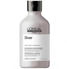 Шампунь для волос L'OREAL PROFESSIONNEL Шампунь Silver для нейтрализации желтизны осветленных и седых волос 300