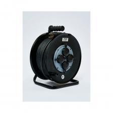 Силовой морозостойкий удлинитель на металлической катушке ТОРЭЛЕКТРО предназначен для подключения электрооборудования к сети. Удобен при работе с приборами, находящимися удаленно от стационарной розетки: газонокосилки, электрические пилы, триммеры или электродрели.Данный удлинитель можно использовать на открытом воздухе при минусовых температурах на стройках и в быту. Каркас и корпус катушки изготовлен из оцинкованной стали. Розетки снабжены влагозащищенными защитными крышками по стандарту IP 44. Провод КГтп ХЛ устойчив к механическим повреждениям и перепадам температур. Удобно хранить и транспортировать, благодаря компактным размерам.В производстве кабеля используется только высококачественная медь. Подсоединение всех элементов выполнены с наконечниками НШВИ (обжим кабеля), розеточная группа подсоединяется на клеммную колодку, что обеспечивает надежность и долговечность использования.Внимание: всегда перед использованием разматывайте кабель на всю длину!