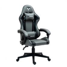 Кресло спортивное TopChairs Commander серо-черный арт.УТ000039478