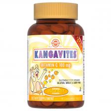 Kangavites с витамином С для детей, 90 жевательных таблеток, вкус - апельсин, Solgar