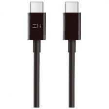 Кабель Zmi Type-C/Type-C 150 см 100W 5A (AL308E) техпак черный