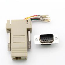 DB9 мама/Папа DB9 к RJ45 разъем адаптера Rs232 Модульный Cab-9as-fdte к Rj45 Db9 для компьютера