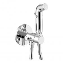 Встраиваемый смеситель с гигиеническим душем ПРОФСАН ПСМ тип ГОСТ См-БдОРЗШл PSM-ST-0710 изготовлен из латуни. Водорегулирующий элемент - картридж с керамическими дисками. Лейка изготовлена из травмобезопасного ABS пластика. На корпусе смесителя для гигиенического душа реализован крючок для полотенца. Смеситель соответствует ГОСТ 19861-2016.