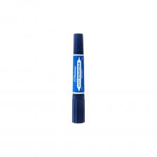 Двухсторонний перманентный маркер используются практически на любой поверхности: из бумаги, пластмассы, резины, кожи, металла, стекла и т. д. Наконечники пулевидный 4мм и скошенный 1-7мм.