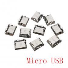 10 шт. Micro USB Female 5Pin разъем для телефона