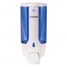 Наливной диспенсер для жидкого мыла Диспенсер для жидкого мыла ЛАЙМА наливной, 0,38 л, ABS-пластик, белый,603921