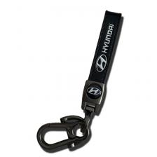 Кожаный брелок с эмблемой автомобиля, брелок-подвеска для Hyundai ACCENT CELESTA ELANTRA I30 I40 IX20 Ix35 MISTRA SANTAFE Sonata