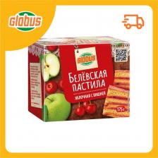Белевская пастила яблочная Глобус с вишней