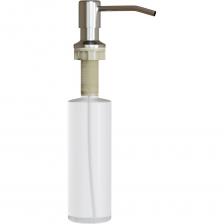 Врезной дозатор для жидкого мыла MIXLINE встраивается в мойку или в столешницу возле нее. Емкость со средством скрыта под поверхностью, сверху остается лишь носик устройства. Дозатор можно заправить не только мылом, но и гелем для мытья посуды. Отлично сочетается с мойками и смесителями MIXLINE PRO.