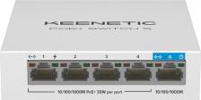 Коммутатор 5port Keenetic PoE+ Switch 5 (KN-4610)