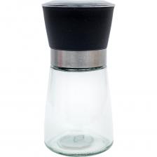 Мельница для специй ручная, PICCANTE, размер:13*6,5 см, стеклянная. Материал: пластмасса (pp+ps), натрий-кальций-силикатное стекло, жернова из алюмооксидной керамики, нержавеющая сталь № 201.