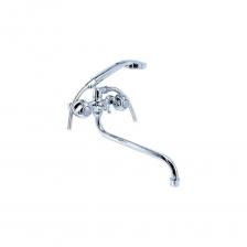 Двухвентильный настенный смеситель для ванной - это классика среди смесителей. Классический смеситель остаётся привычным для большинства и является широко востребованным. Представляет собой конструкцию, включающую в себя две кран-буксы, при помощи которых происходит настройка температуры воды, текущей из крана. DORON DВ 1304-30S имеет керамические вентили, т. е. две пластины из керамики выполняют функцию перекрывания. Смесители этой категории являются более качественными и долговечными моделями. Процедура подачи и перекрытия воды осуществляется гораздо проще, нежели с прорезиненными кран-буксами. Смеситель выполнен из цинка. Отличительным качеством цинка и его популярных сплавов является меньшая плотность, что делает изделия ощутимо более легкими, при этом краны достаточно надежные. Они хорошо справляются с большими нагрузками, выдерживают перепады температур и давления, переносят воздействие жесткой воды и различных примесей.