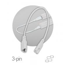 4х IEC C5 3 pin+timer (4/8/12 H) 2 m Кабель соединительный для линейного светильника ЭРА Cable FT-C5-С6-1 3-pin мама-папа , удлинитель, цена за 1 шт