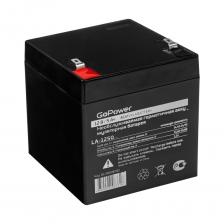 Аккумулятор свинцово-кислотный LA-1250 12V, 5Ah, клеммы T1/F1 GoPower 00-00026183