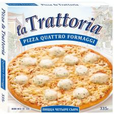 Пицца La Trattoria 4 сыра 335г - Vprok.ru Перекрёсток