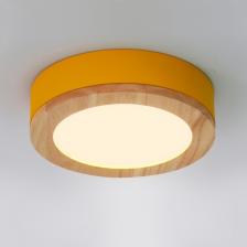 Потолочный светодиодный светильник круглый Wudda D30 Желтый ImperiumLoft Wudda01 (179763-26)