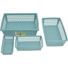 Комплект корзин «Велетта» отлично подойдет для компактного хранения одежды, белья, предметов гигиены, игрушек и различных бытовых мелочей. Его можно использовать для организации пространства в шкафах, в выдвижных ящиках и на открытых стеллажах. Благодаря минималистичному дизайну корзины легко впишутся в интерьер гостиной, детской или ванной комнаты.