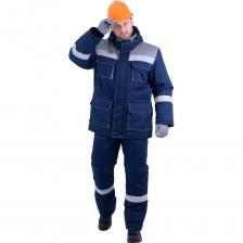 Утеплённый костюм ГК Спецобъединение НАДЫМ темно-синий/серый, р.88-92, рост 182-188 Кос 694/ 88/182