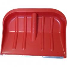 Лопата пластиковая ООО Агростройлидер №6 460x400мм цветная с алюминиевой планкой с деревянным черенком и v-ручкой в сборе СНЕГ-01.34.21