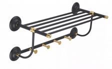 Полотенцедержатель Art&max Sophia AM-2151-Nero/Do-Ant черный, античное золото