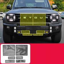 Для Chery Jetour T2 2024 2023, Стайлинг автомобиля, передняя решетка, защита от насекомых, сетка для радиатора, конденсатор, защитная крышка, автоаксессуары