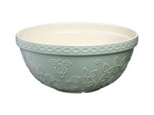 Миска мятного цвета с рельефным узором Ягоды Тайги